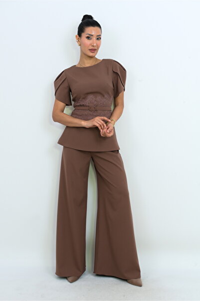 Dorne Moda Geniş Paça Takım