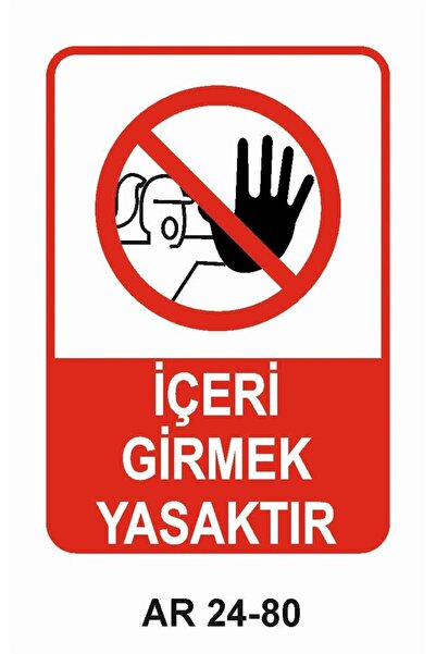 Outdoor One It Is Prohibited to Enter the Building Women's Figure Work Safety...