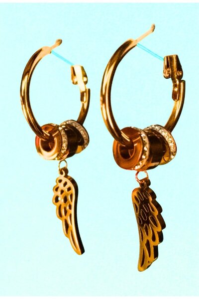 Monalisa Home Luxury Flashy Wing Figured Dangle Earrings