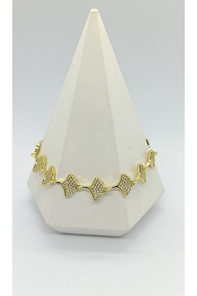 ndjewelry القرص الذهبي – سوار سلسلة لامعة
