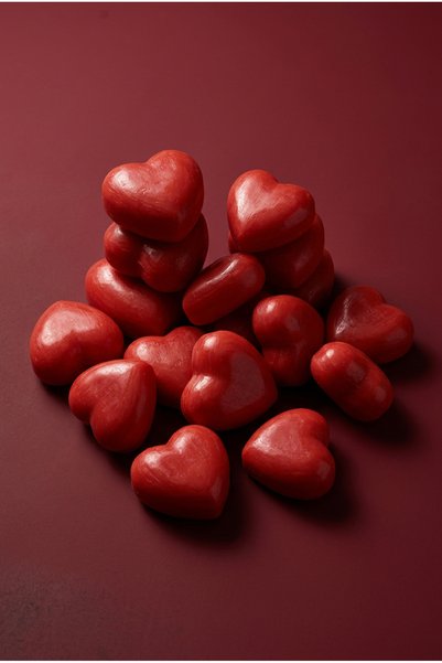 Sabuncu Hacı Mini Heart. Decorative Pomegranate Scented Soap 250 Gr.