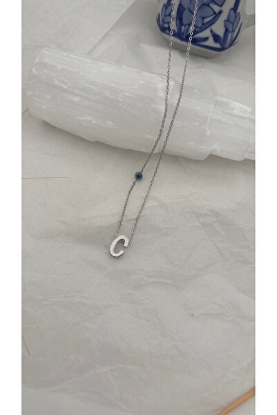 Doğaltaş Masalları Steel Y Letter Necklace
