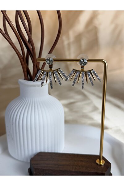 ANKA JEWELLRY أقراط مزدوجة الطبقات من طراز YELPAZE