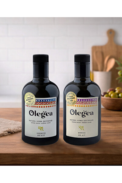 Olegea Erken Hasat Mini Tadım Paketi 2x250 ml - Arbequina, Memecik Soğuk Sıkı...