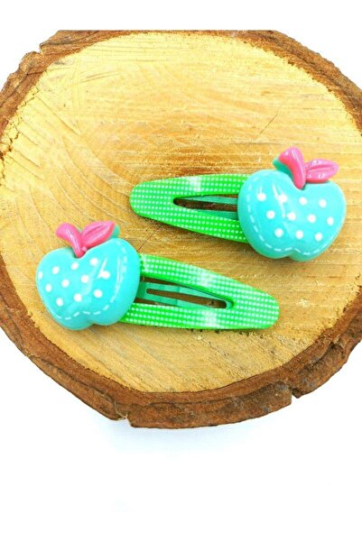 Monalisa Home Green Color Apple Figured Snap Children's Buckle