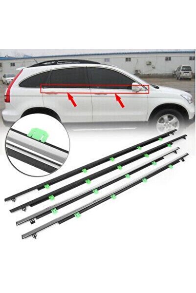 Honda CRV 2007-2011 Cam Sıyırıcı Dış Fitilleri [ Krom ] TAKIM