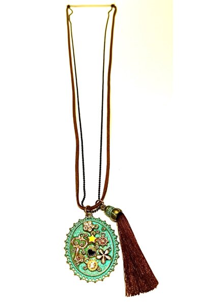 Monalisa Home Authentic Flashy Colorful 40cm Long Necklace