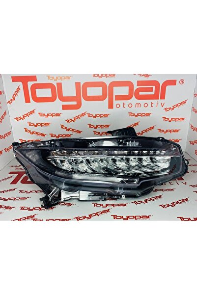 Toyopar هوندا سيفيك FC5 2016- المصباح الأيمن مع LED ومحرك الضبط 33100TETH11