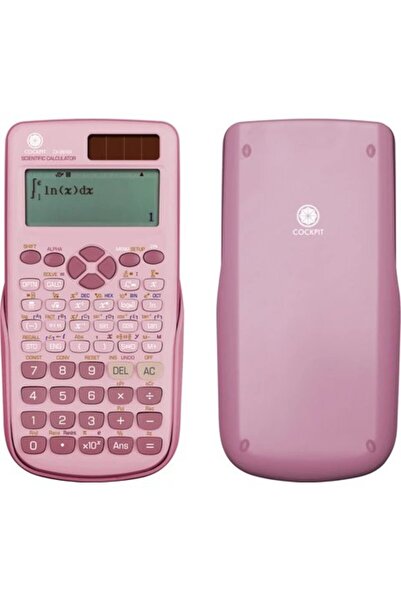 Cockpit CX-991EX-PEMBE Bilimsel Fonksiyonlu 12 Hane Hesap Makinesi