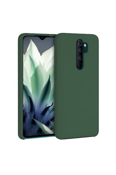 PiyasaSepeti Xiaomi Redmi Note 8 Pro Slim Matte Silicone Case Olive Green