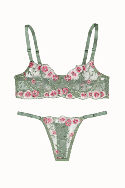 AYSEMIN Σετ γυναικείο σουτιέν Brodeli B Cup Underwire Unassisted