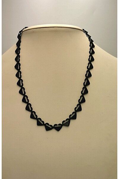 Monalisa Home Luxury Black Chain Figured Anti-Tarnish Necklace