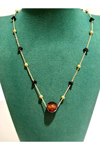 Monalisa Home Colorful Luxurious Figured Ornate Stone Necklace