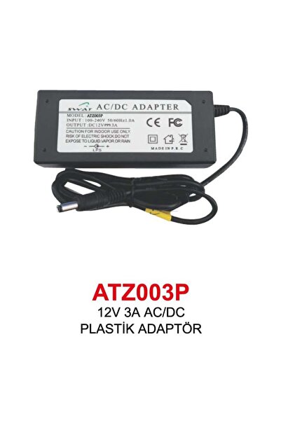 S-Line 12V 3A AC/DC PLASTİK ADAPTÖR