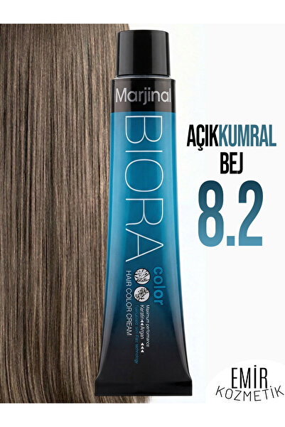 Marjinal Biora Saç Boyası - 8.2 Açık Kumral Bej + Pierra Oksidan 60 ml