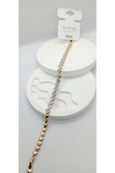 ndjewelry سوار سلسلة Vip بتفاصيل حجر القلب