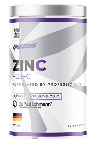 GRIZZONE Zinc + D3 + C ( Aromasız )