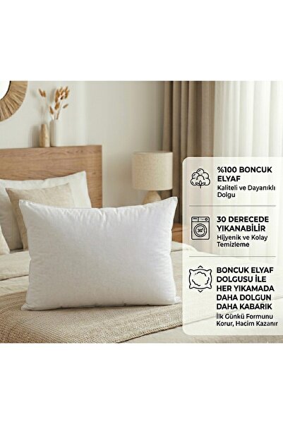 Pratic Home 4 Adet 30x50cm 300 gr 1. Kalite %100 Boncuk Silikonlu Kırlent Iç ...