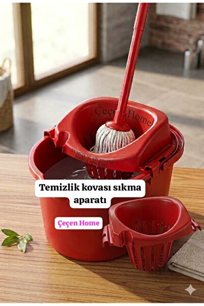 ÇEÇEN HOME 1 Adet Sıkma Aparatı Mop Sıkacağı 12 LT Planet Kovaya Uyumlu (26x9cm)