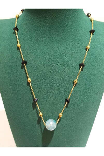 Monalisa Home Colorful Luxurious Figured Ornate Stone Necklace