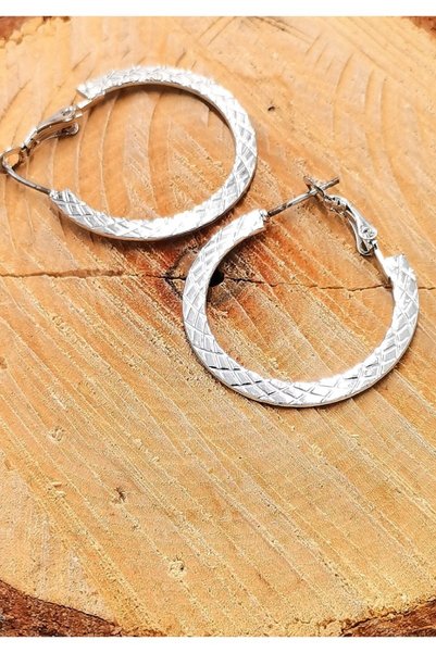 Monalisa Home Figured Hoop Luxury Design Earrings
