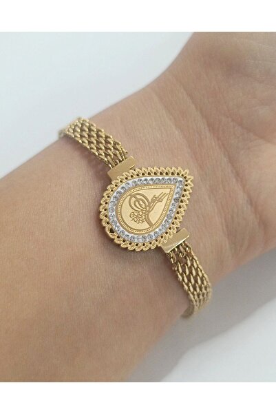 Monalisa Home Luxury Gold Color Bracelet with Showy Figure