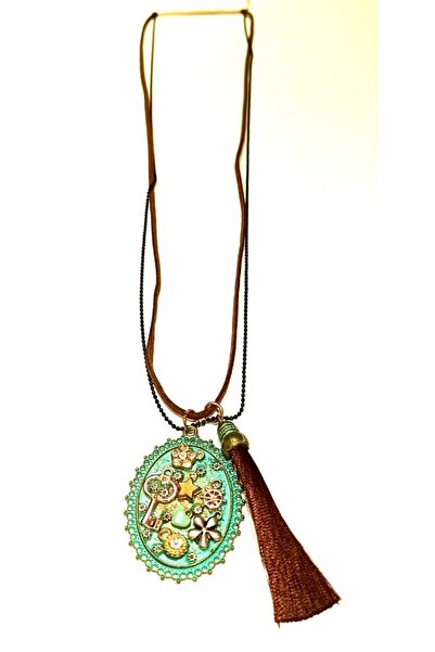 Monalisa Home Authentic Flashy Colorful 40cm Long Necklace