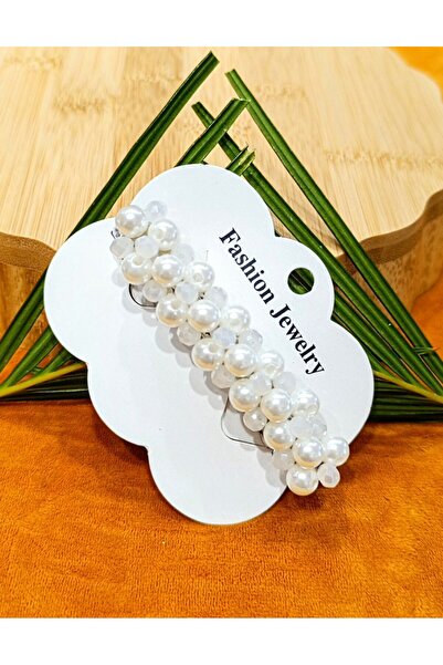 Monalisa Home Luxury Figured Pearl Silver Clip Buckle