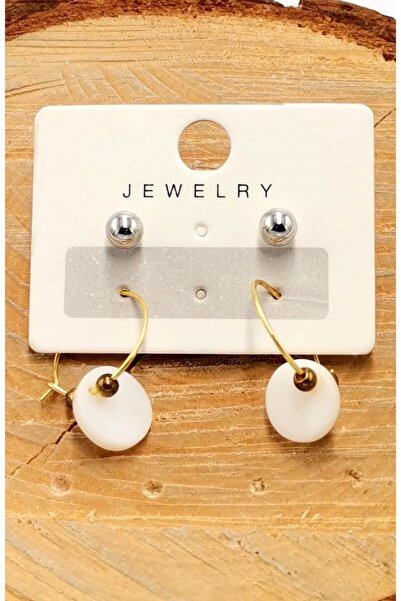 Monalisa Home Steel Luxury Design Jewelled Earrings