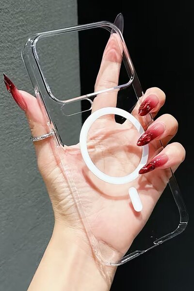 Xiaomi 17 Pro Max Şeffaf Mika Sararmaz Sert Magsafe Kılıf