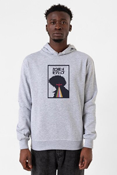 Tshirthane Vidimo se u svemiru, kauboji, minimalistički anime poster, siva mu...