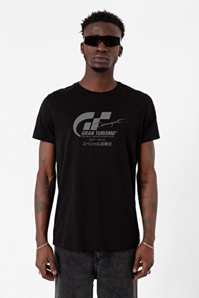 Tshirthane Ανδρικό μπλουζάκι Gran Turismo Concept μαύρο