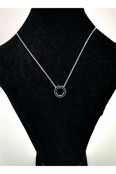 Monalisa Home Silver Color Chain Figured Karamaz Luxury Necklace