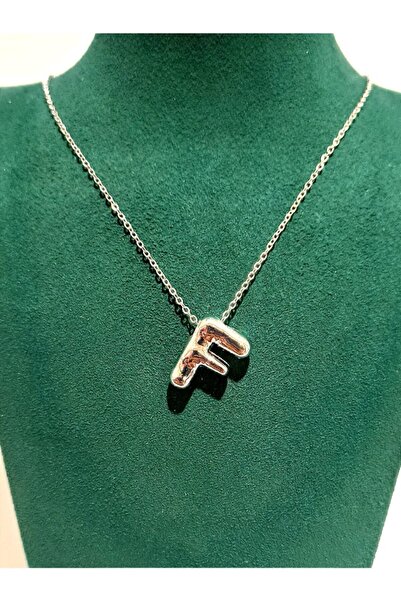 Monalisa Home Silver Color Luxury Figured Flashy Necklace