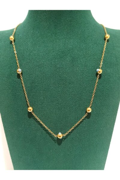 Monalisa Home Gold Color Luxury Figured Showy Necklace