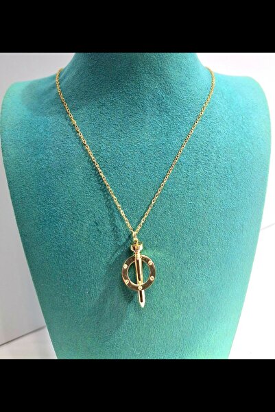 Monalisa Home Luxurious Figured Shiny Anti-Tarnish Steel Necklace