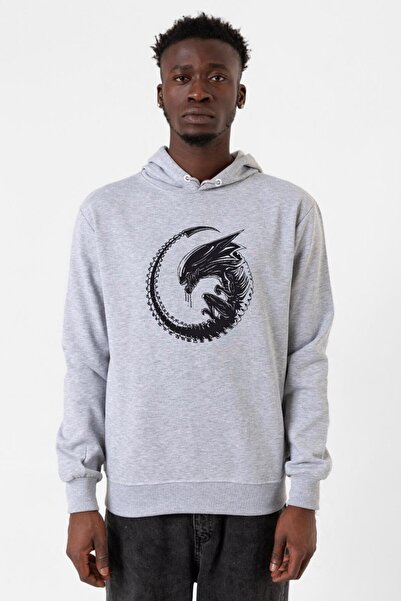 Tshirthane Muška majica sa kapuljačom 3ip - Allien Xenomorph Grimelange