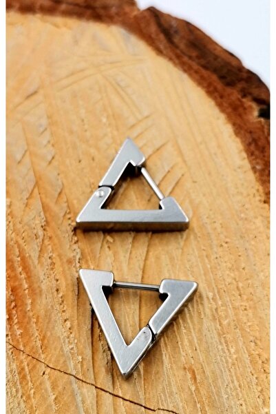 Monalisa Home 316 l steel silver color unisex earrings diameter 1 cm