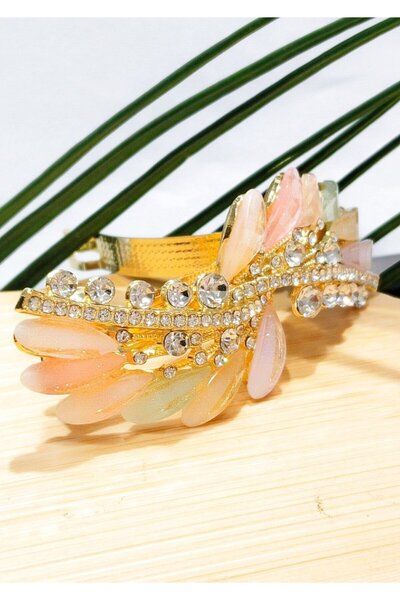 Monalisa Home 7 cm Luxury Colorful Shiny Stone Buckle