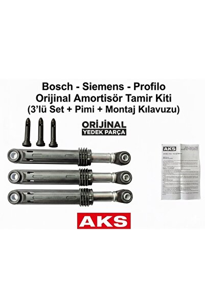 Bosch Çamaşır Makinesi Amortisör 448032 Aksistem Pimli 3 Lü Takım