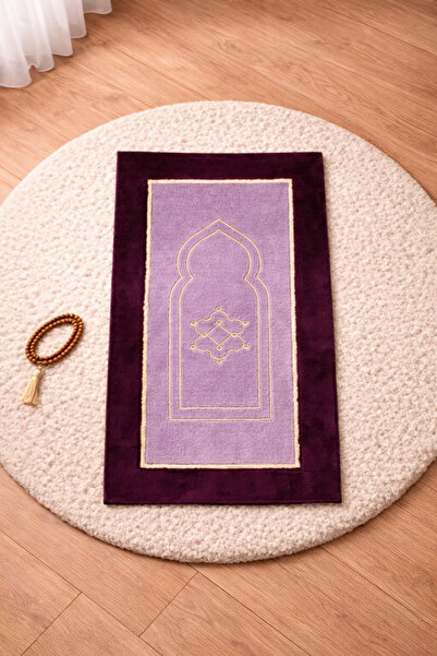 SECDEM Patlican - Lila Plush Pray Mat