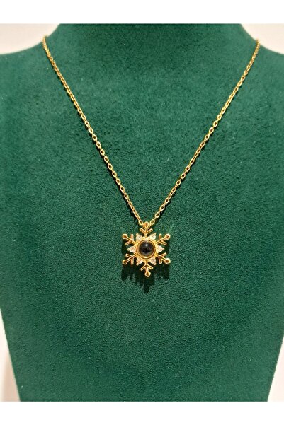 Monalisa Home Gold Color Luxury Figured Showy Necklace