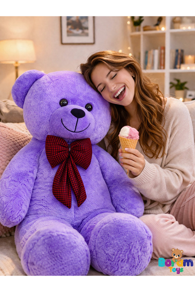 Bora Toys 90 Cm Papyonlu Ayıcık(%100 Yerli)