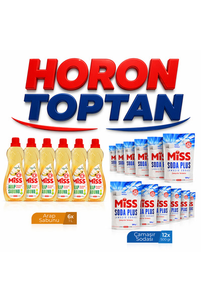 Miss 6ADET ARAP SABUNU 12ADET SODA PLUSS