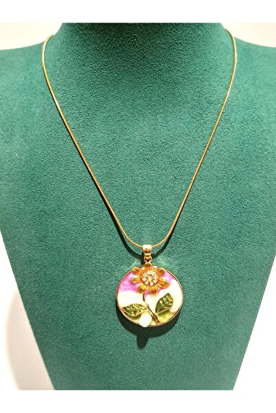 Monalisa Home Gold Color Luxury Figured Showy Necklace