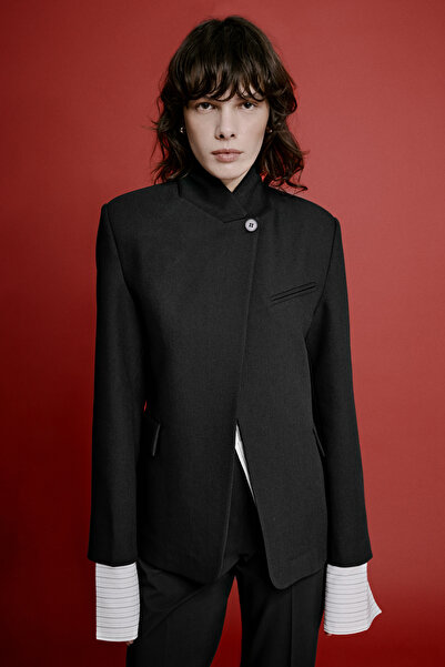 VATKALI Dik yaka düğmeli blazer ceket