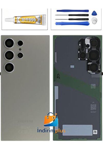 indirimplus Samsung Uyumlu S25 Ultra Arka Kapak S25 Ultra Arka Pil Kapağı Tit...