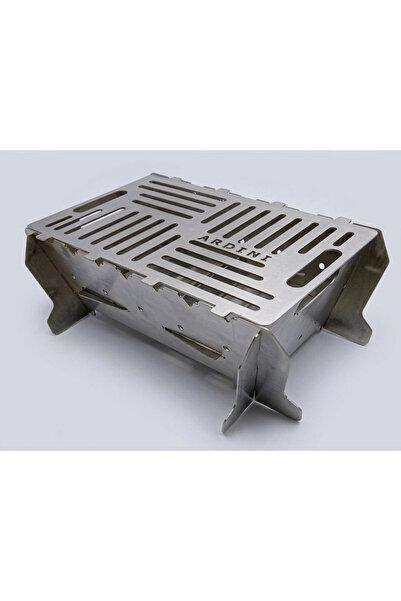ardini PASLANMAZ IZGARALI MANGAL PORTATİF PRATİK KATLANABİLİR 41X25 CM