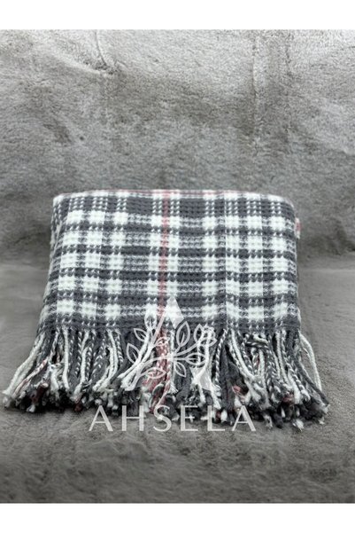 Ahsela Home Dinarsu Cozy Life Patterned Cotton Tv Blanket 130X170 – Decorative & Multi-Purpose Use