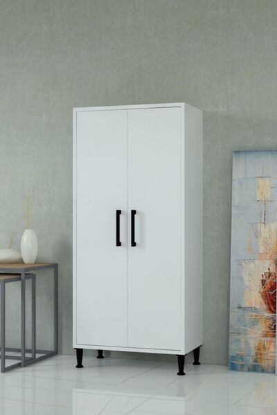 MOBİLİQUE %100 MDF Çok Amaçlı Kiler Dolabı Beyaz